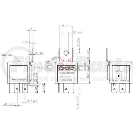 Bosch 0-332-204-212 Relay