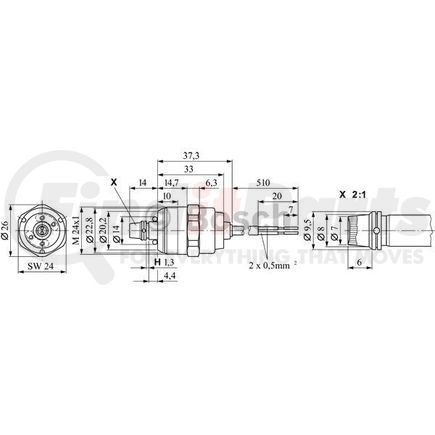 Bosch 0-330-001-048 Pushing Electromagne