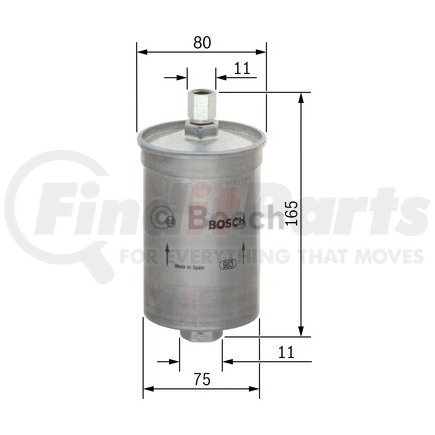 Bosch 0 450 905 281 Fuel Filter for PORSCHE