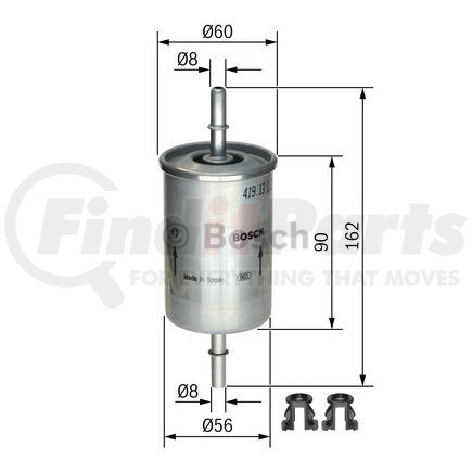 0450905273 by BOSCH - Filter - Fuel