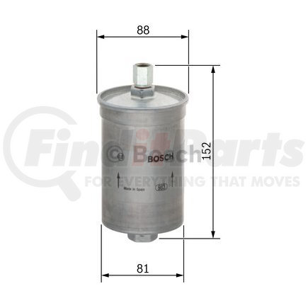 0 450 905 601 by BOSCH - Fuel Filter for VOLVO