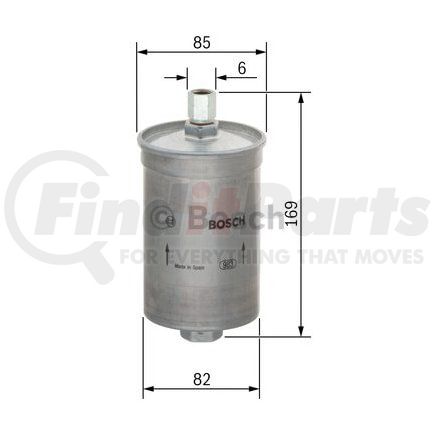 0 450 905 143 by BOSCH - Fuel Filter for VOLKSWAGEN WATER