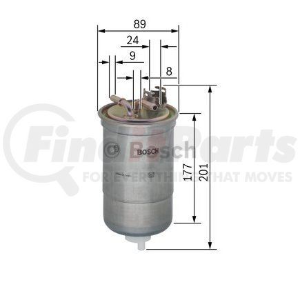 0-450-906-374 by BOSCH - Filter - Fuel