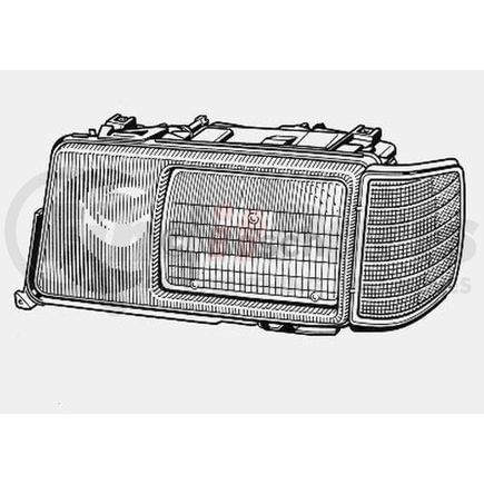 Bosch 0 302 457 003 Headlight Assembly for MERCEDES BENZ