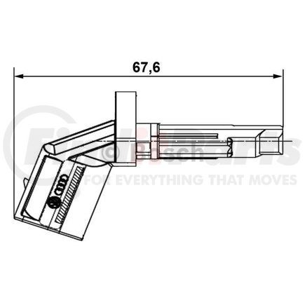 0265007930 by BOSCH - Wheel Speed Sensor