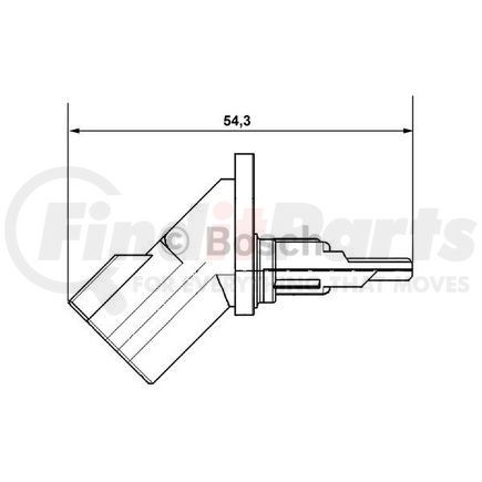 0265007879 by BOSCH - Wheel Speed Sensor