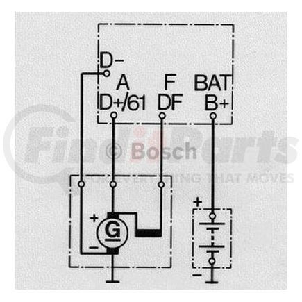 Bosch 0190215003 Charging System Voltage Regulator VOLTAGE RE