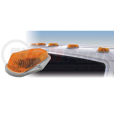 20-226 by PACER PERFORMANCE - LED Amber Hi-5 Cab Roof Light Kit, 80-96 Ford Style