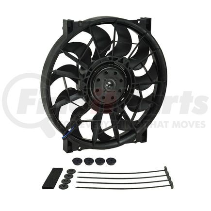16925 by DERALE - 12" High Output RAD Pusher Fan