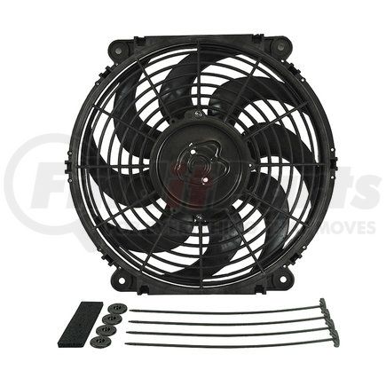 16622 by DERALE - 12" Tornado Electric Puller Fan, Standard Mounting Kit