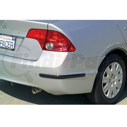 25-502 by PACER PERFORMANCE - Deluxe Bumper Guards 21" Black, 4 Piece Kit