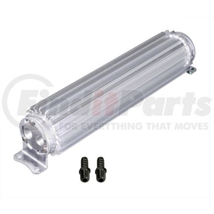 Derale 13260 Engine Oil and Automatic Transmission Oil Cooler 2 Pass 12" Heat Sink Fluid Cooler