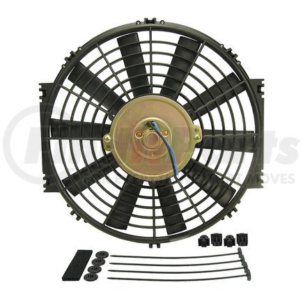 16912 by DERALE - 12" Dyno-Cool Straight Blade Electric Fan