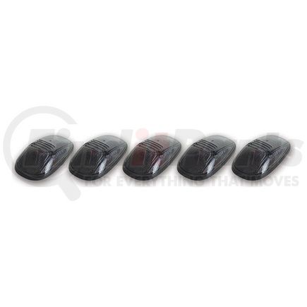 Pacer Performance 20-245S Truck Cab Light Smoke Hi-5 Cab Roof Light Kit, 99-02 Dodge Style