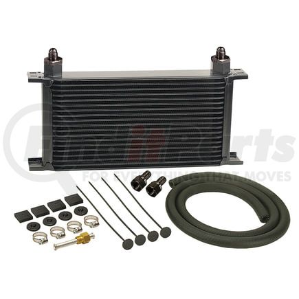 13403 by DERALE - 19 Row Series 10000 Stack Plate Transmission Cooler Kit, -6AN