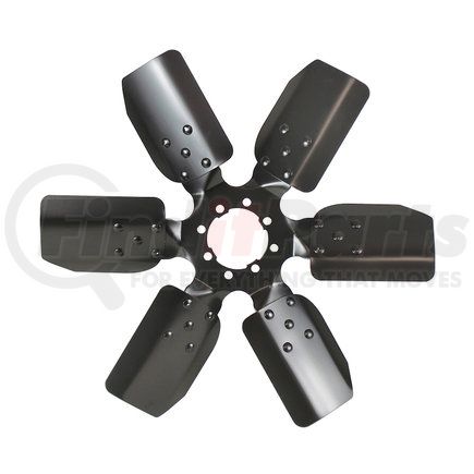 17117 by DERALE - 17" Standard Rotation Fan Clutch Fan, Black