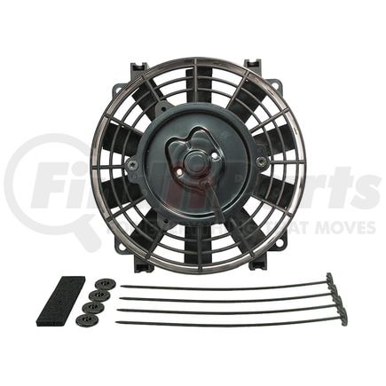 Derale 16618 Engine Cooling Fan 8" Tornado Electric Puller Fan, Standard Mounting Kit