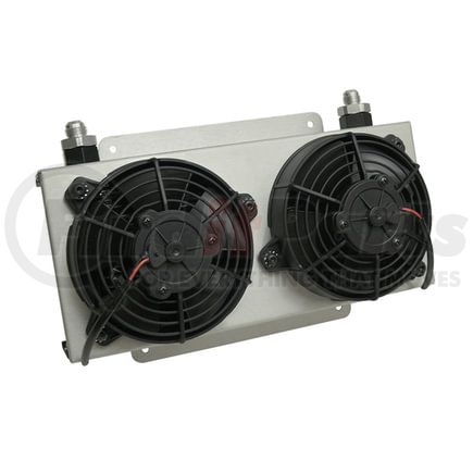 15840 by DERALE - 19 Row Hyper-Cool Dual Cool Remote Fluid Cooler, -8AN