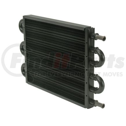 Derale 13731 Engine Oil and Automatic Transmission Oil Cooler 6 Pass Econo-Cool Tube & Fin Replacement Cooler, 11/32" Barb