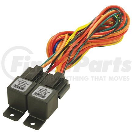 16765 by DERALE - 40/60 Amp Dual Relay Quick Change Wire Harness Kit