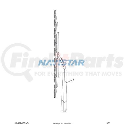 2501316C1 by NAVISTAR - Windshield Washer Nozzle