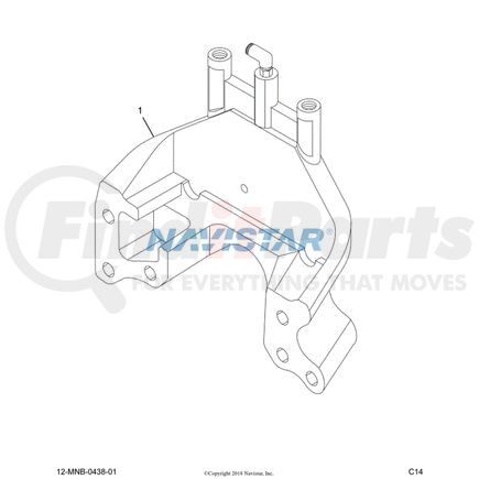 Navistar HOR99A4624 BRACKET
