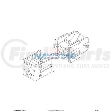 1669030C1 by NAVISTAR - Body Wiring Harness Connector