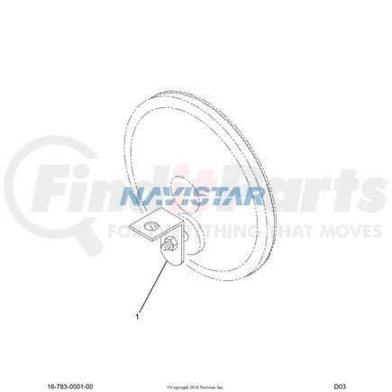 477868C1 by NAVISTAR - INTERNATIONAL BRACKET,MTG