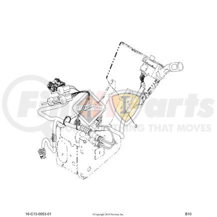 3858571C92 by NAVISTAR - HARNESS ELECT  BA