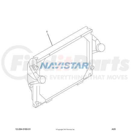 1699199C1 by NAVISTAR - Radiator Surge Tank