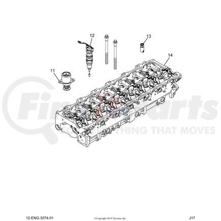 5011192R92 by NAVISTAR - KT OVRHL,OVHL KIT