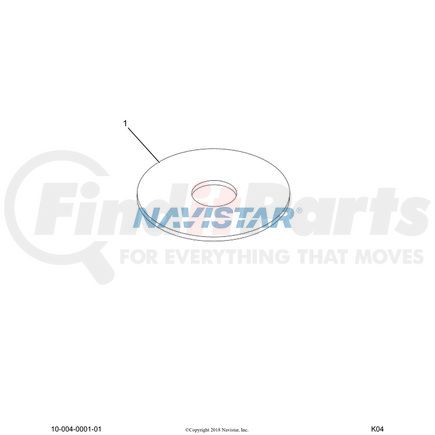 388418C1 by NAVISTAR - FASTENER, OTHER (Surplus Inventory - Subject to Availability)