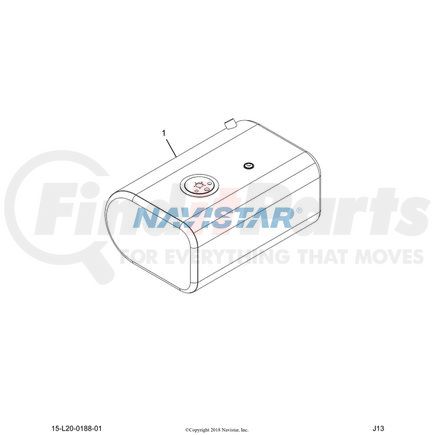 4021704C91 by NAVISTAR - TANK,FUEL , RSM 5