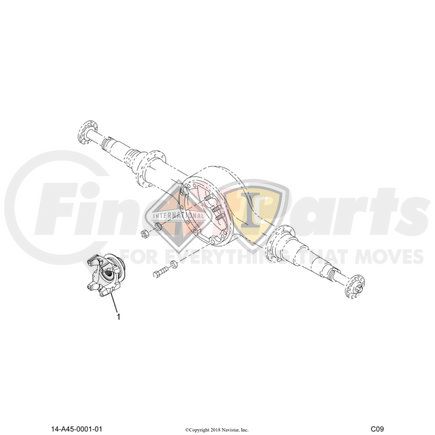 3558401C91 by NAVISTAR - INTERNATIONAL FLANGE