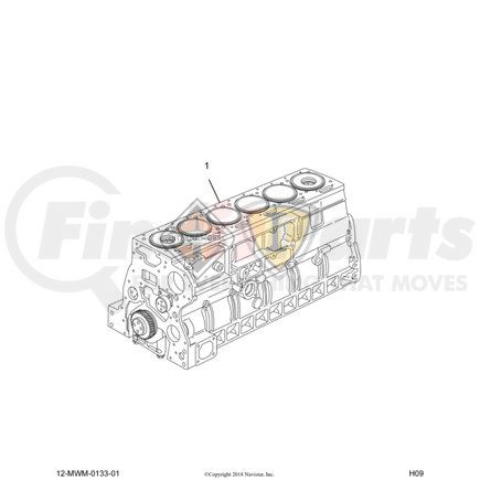 2600088C91 by NAVISTAR - Engine Block