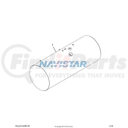 2512593C91 by NAVISTAR - Fuel Tank