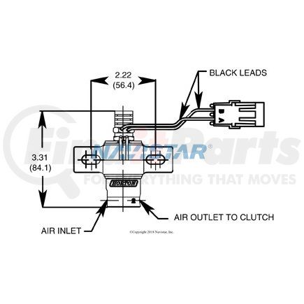 HOR993281 by NAVISTAR - VALVE