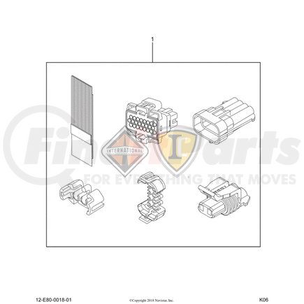 3661001C91 by NAVISTAR - Engine Wiring Harness