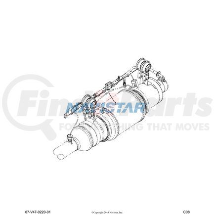 2597036C91 by NAVISTAR - Exhaust Flex Connector