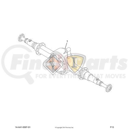 2602296C1 by NAVISTAR - Axle Housing