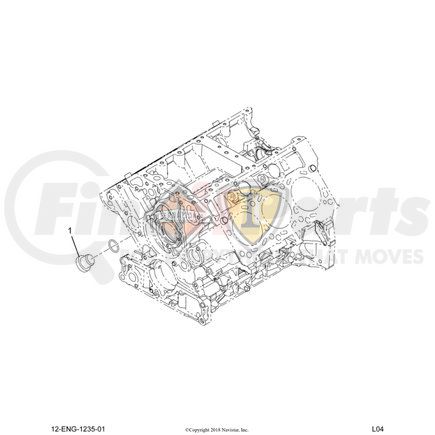 1835744C91 by NAVISTAR - INTERNATIONAL PLUG ASSY O-RING