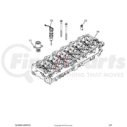 5011196R91 by NAVISTAR - KT OVRHL,OVHL KIT