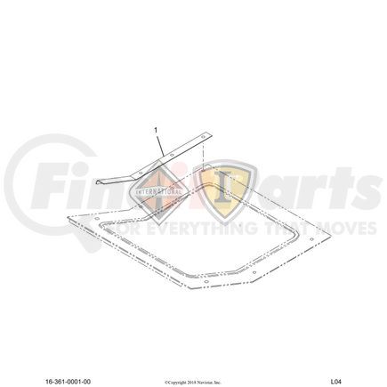 1650428C1 by NAVISTAR - INTERNATIONAL PLATE