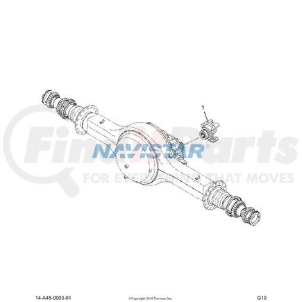 3893543C91 by NAVISTAR - Differential End Yoke