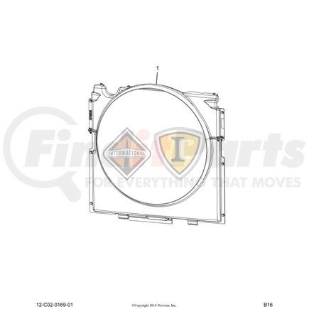 2515975C1 by NAVISTAR - SHROUD ASSY