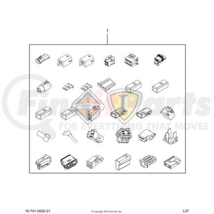 3822400C91 by NAVISTAR - Sleeper Wiring Harness