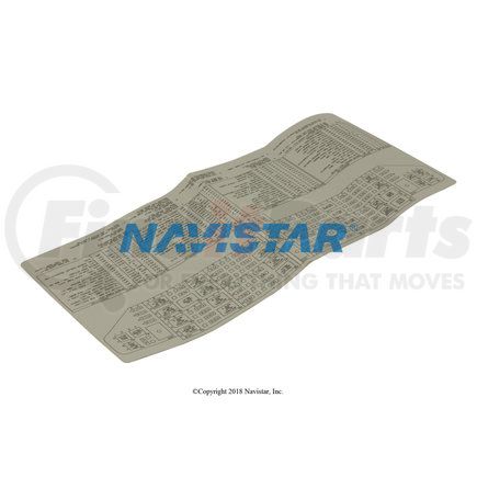 3826353C8 by NAVISTAR - Fuse Box Label