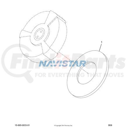 2593679C1 by NAVISTAR - Fuel Tank Cap Gasket