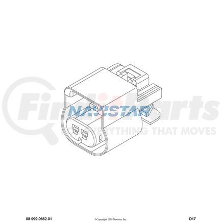 3683465C1 by NAVISTAR - Body Wiring Harness Connector