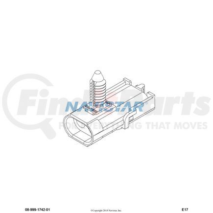 3824963C91 by NAVISTAR - Body Wiring Harness Connector